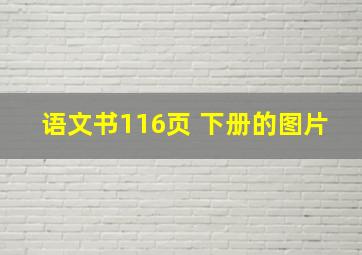 语文书116页 下册的图片